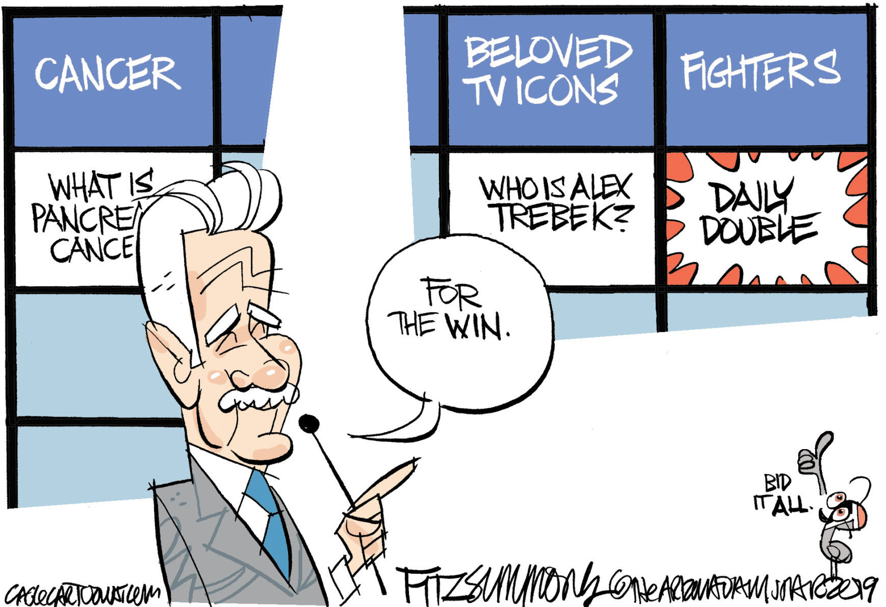 Daily Fitz Cartoon: Jeopardy for one